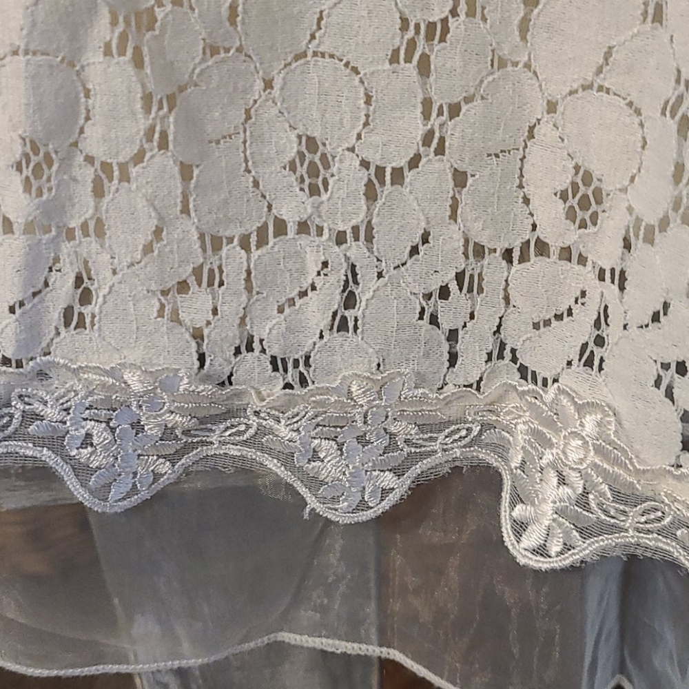 SUMMER STUNNING LACE PARTY DRESS SMALL SLEEVLESS - Picture 7 of 16